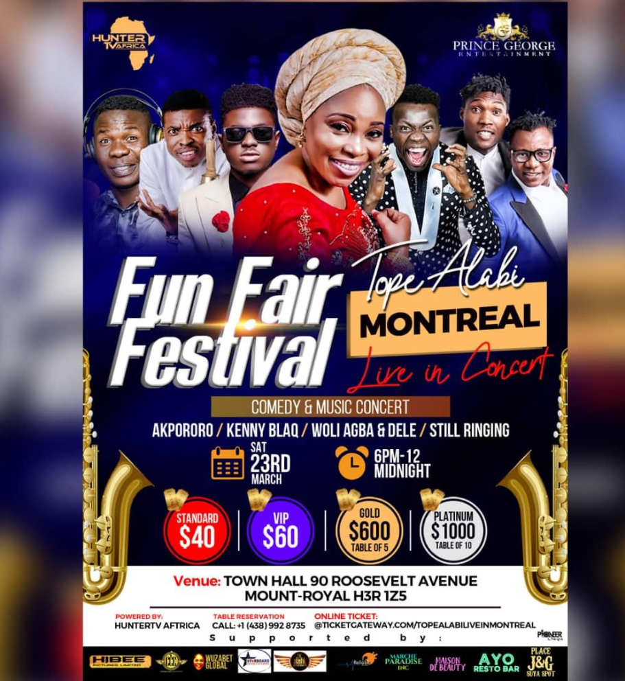 Tope Alabi - Montreal - Live In Concert 