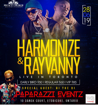 Harmonize & Ray-Vanny Live in Concert Toronto
