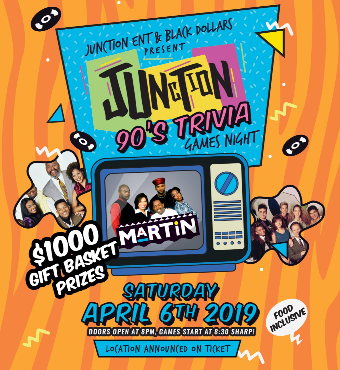 Junction Presents: 90's Trivia Game Night! 