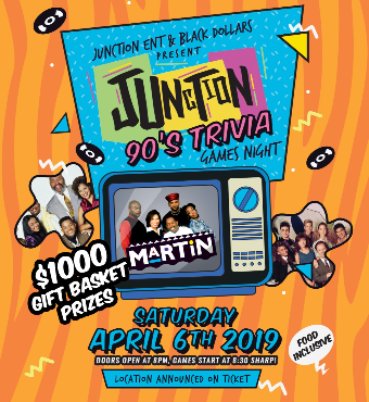 Junction Presents: 90's TRIVIA GAME NIGHT!