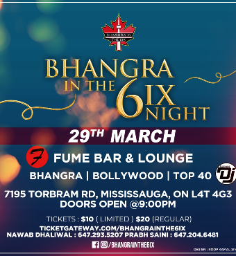 Bhangra In the 6ix Night