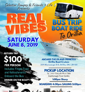 Real Vibes - Bus Trip Boat Ride To Orillia 
