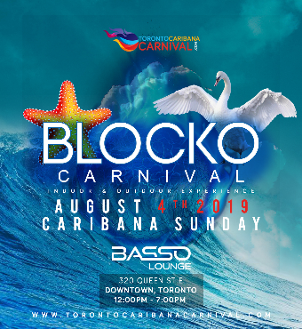 Carnival Blocko | 100% Outdoors | Caribana Sunday | Aug 4th