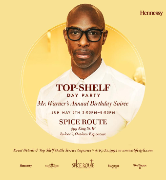 TOP SHELF DAY PARTY - MR. WARNER'S ANNUAL BIRTHDAY SOIREE