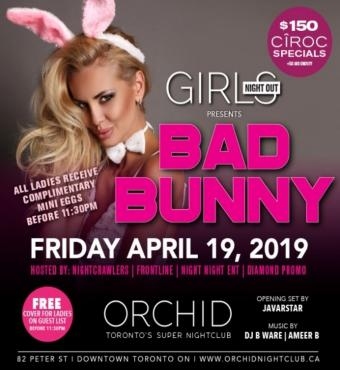 GIRLS NIGHT OUT PRESENT BAD BUNNY
