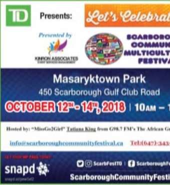 TD Presents : Scarborough - Toronto Community Multicultural Festival
