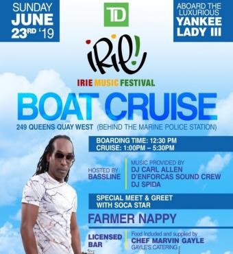 TD IRIE - Boat Cruise