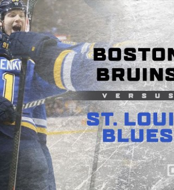 Stanley Cup : Boston Bruins Vs. St. Louis Blues- Home Game 1, Series Game 1 