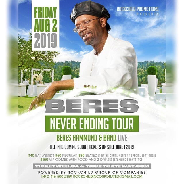 Beres Never Ending Tour : Beres Hammond and Band Live