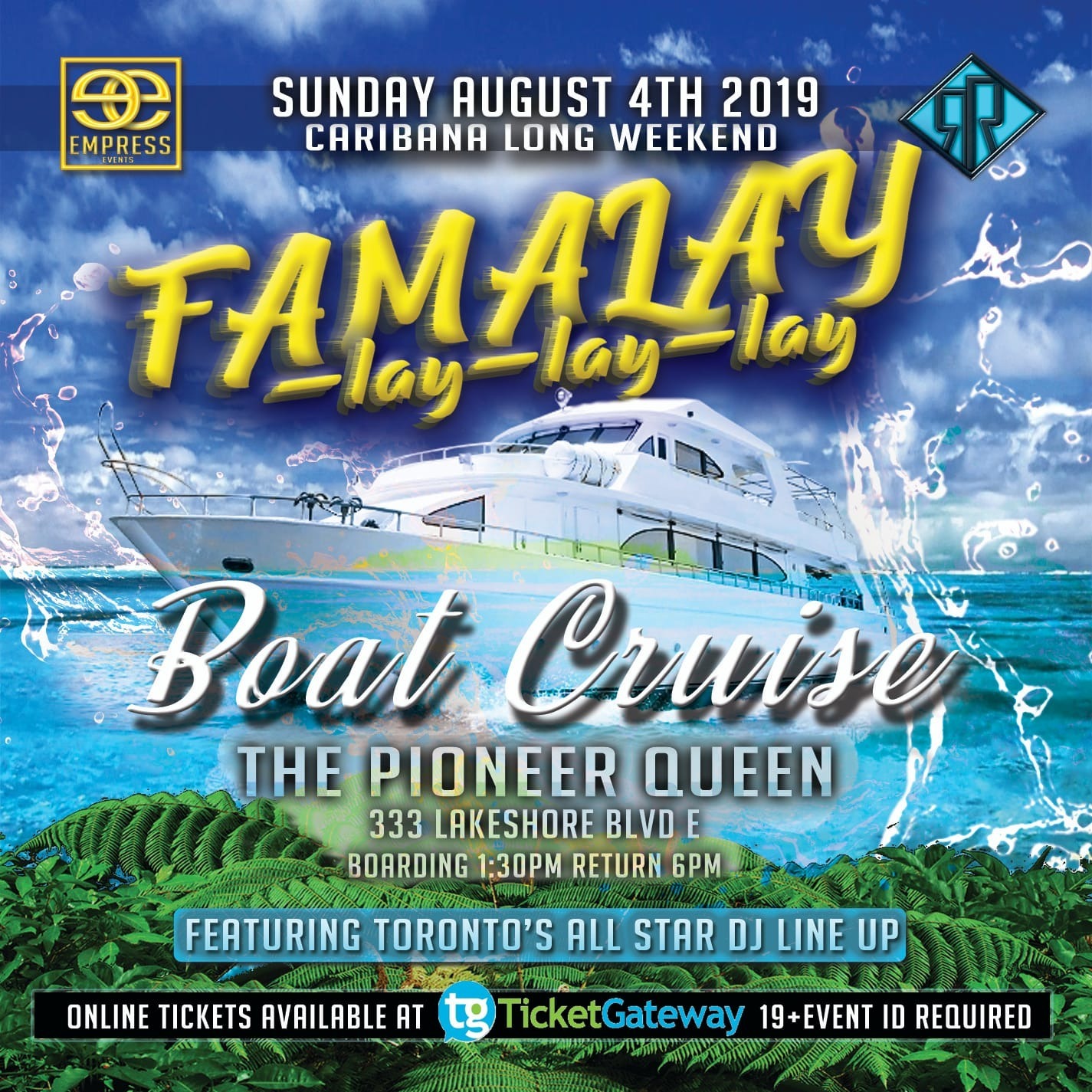 Famalay-lay-lay-lay Caribana Boat Cruise 