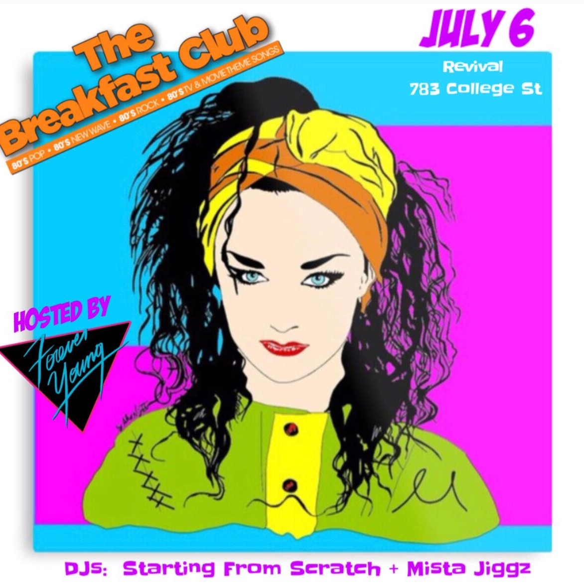 THE RETURN OF THE BREAKFAST CLUB 80s TRIBUTE PARTY