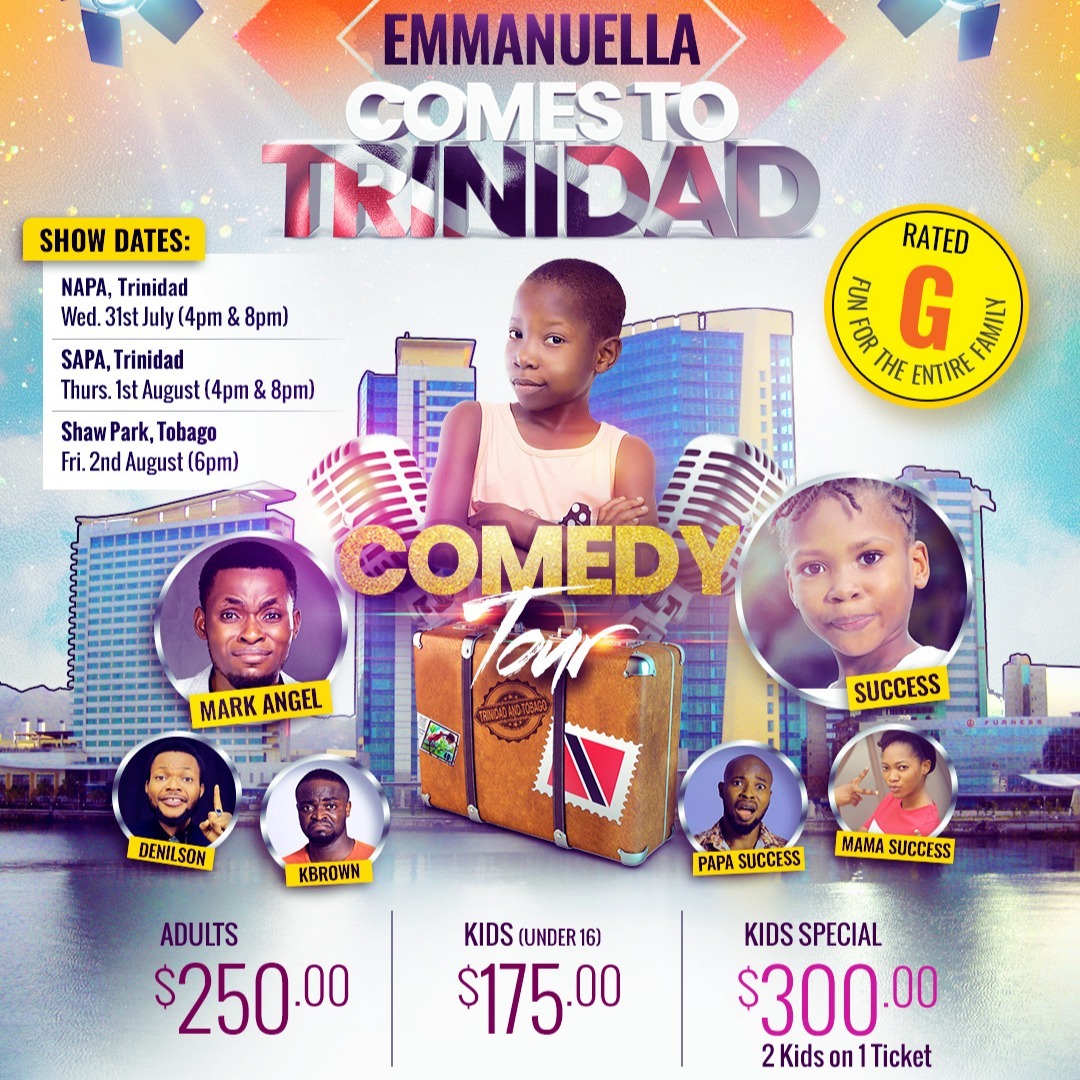 Comedy Tour | Emmanuella - Comes To Trinidad! 2nd August 2019 