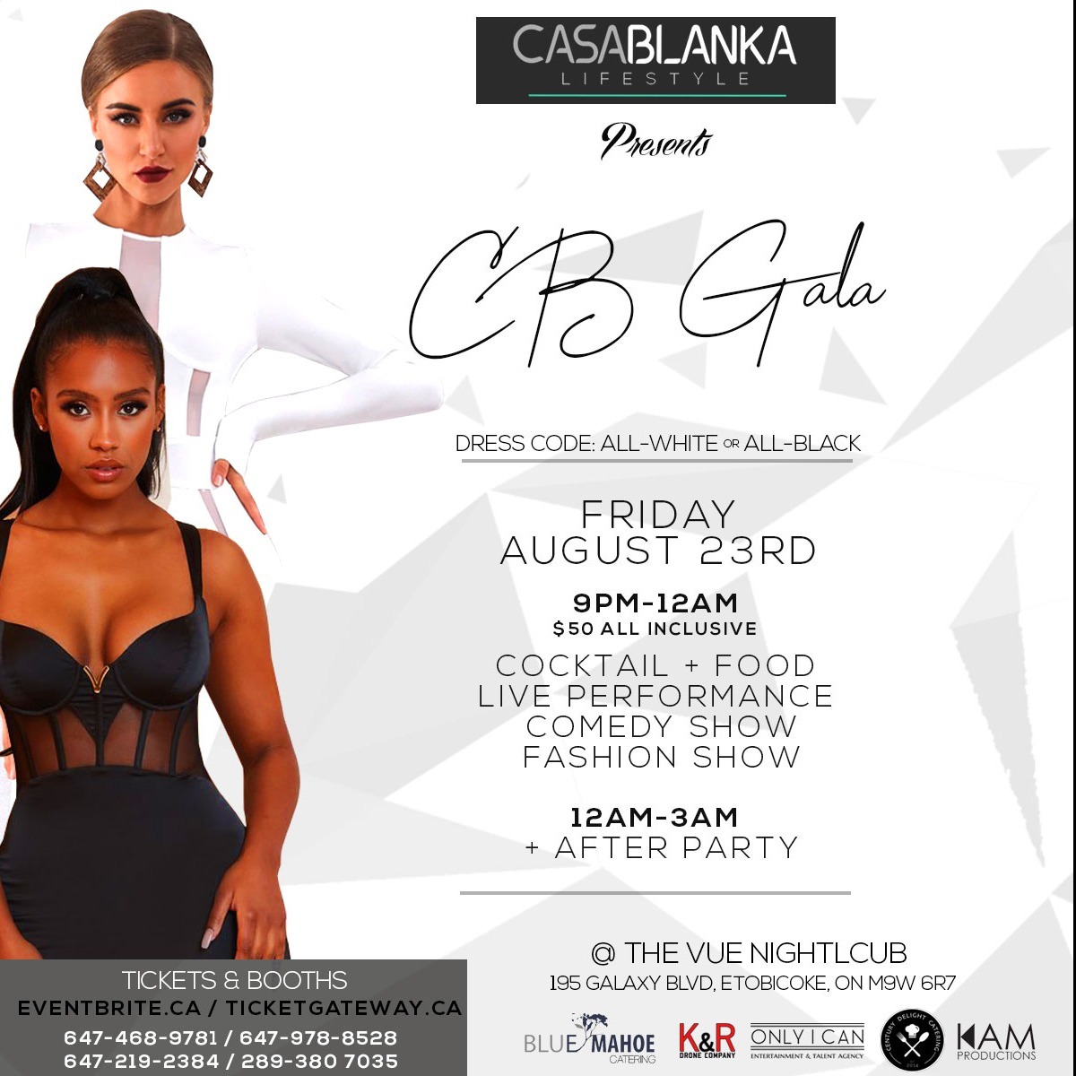 CB GALA (ALL-BLACK or All-WHITE AFFAIRS)