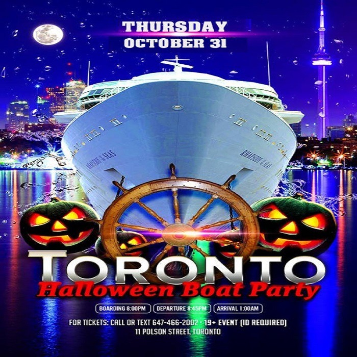 Toronto Halloween Day Boat Party