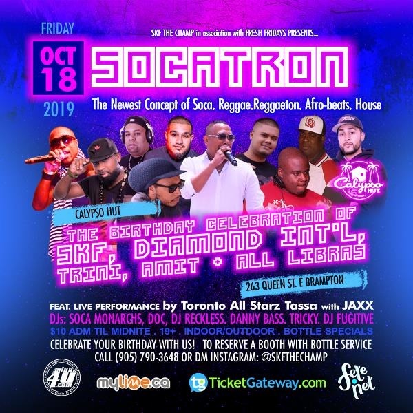 Fresh Fridays Presents Socatron  2019