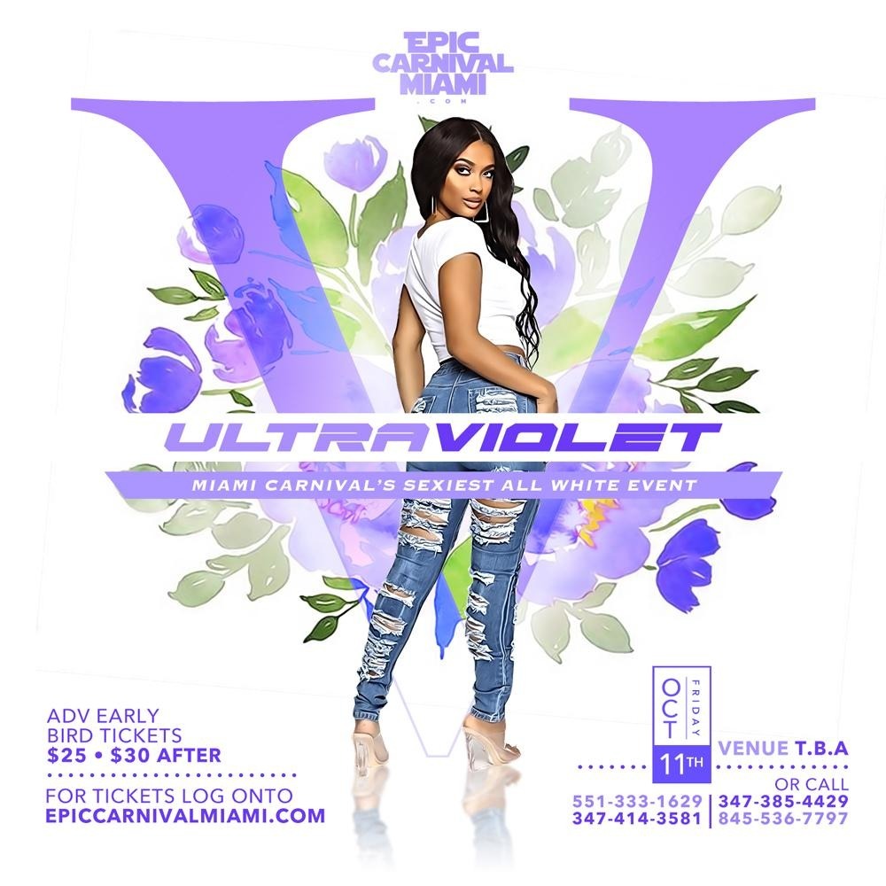 Ultra Violet All White Miami Carnival 
