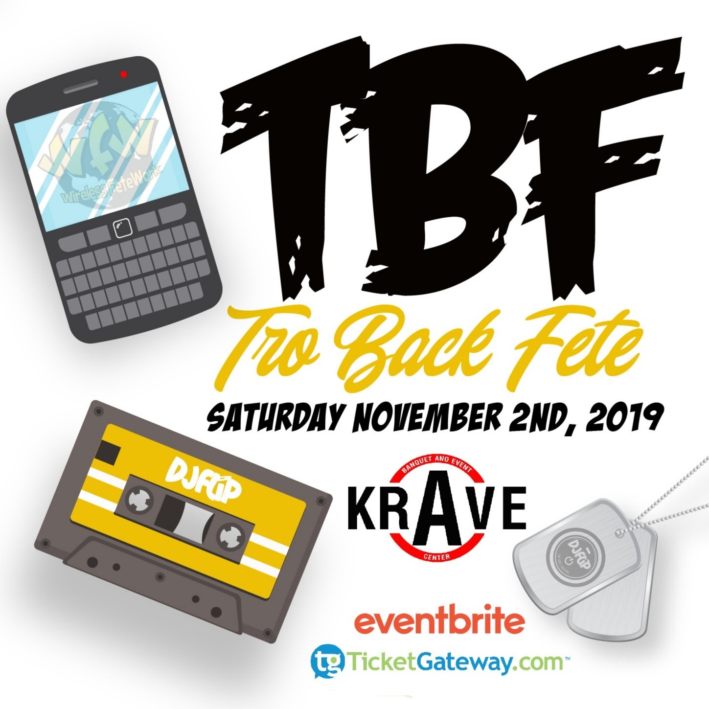 TRO BACK FETE - SAT NOV 2ND 2019 @ KRAVE - HALLOWEEN WEEKEND #TBF