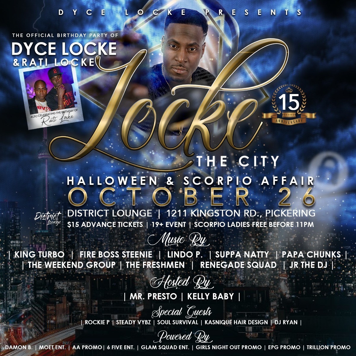 Locke the City: Halloween & Sorpio Affair