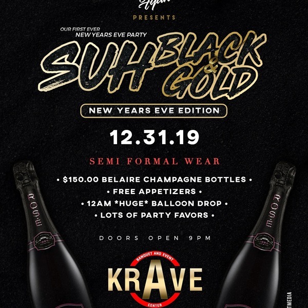 Suh Black And Gold - New Year Eve Edition