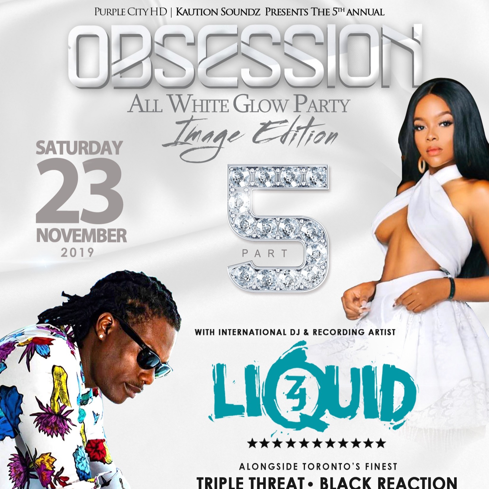 Obsession - All White Glow Party | Image Edition