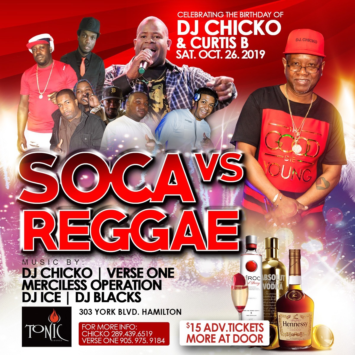 Soca vs Reggae Hamilton
