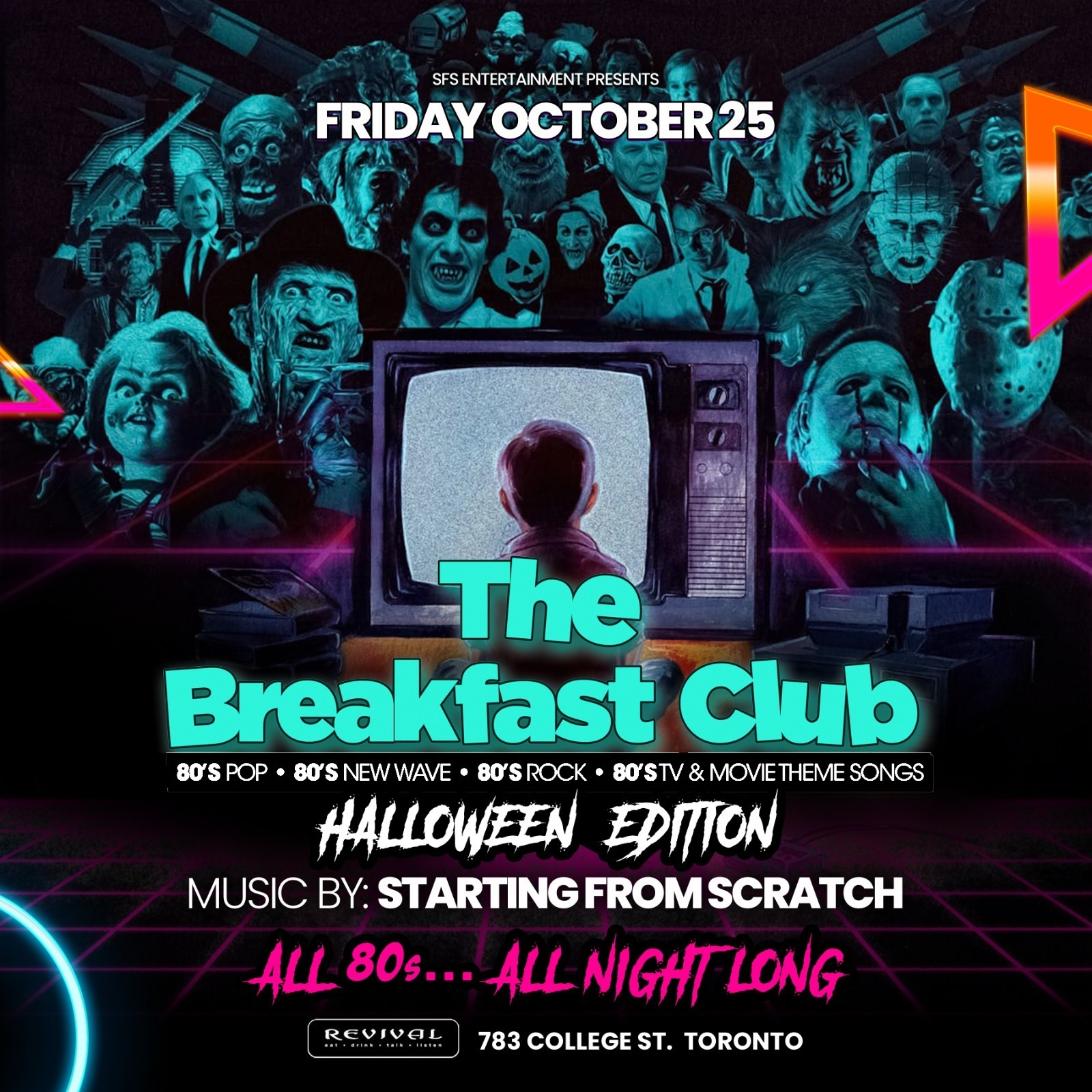 The Breakfast Club - Halloween 2019  80s TRIBUTE PARTY