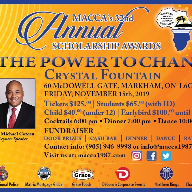 32nd Annual MACCA Scholarship Awards