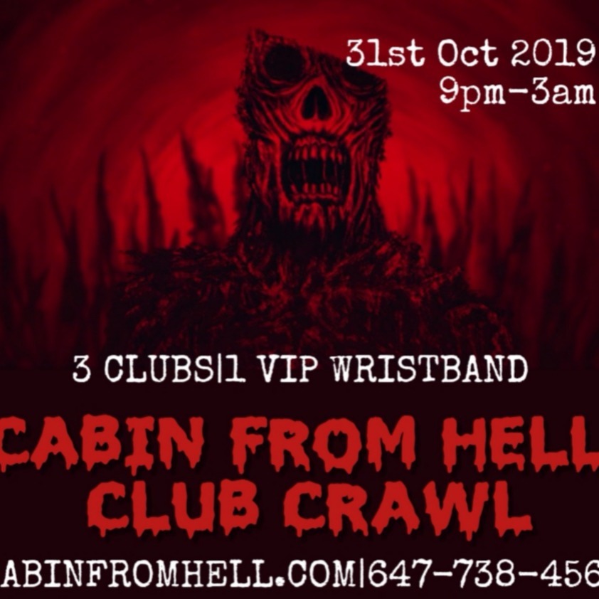 Screams From Hell Club Crawl Halloween 2019