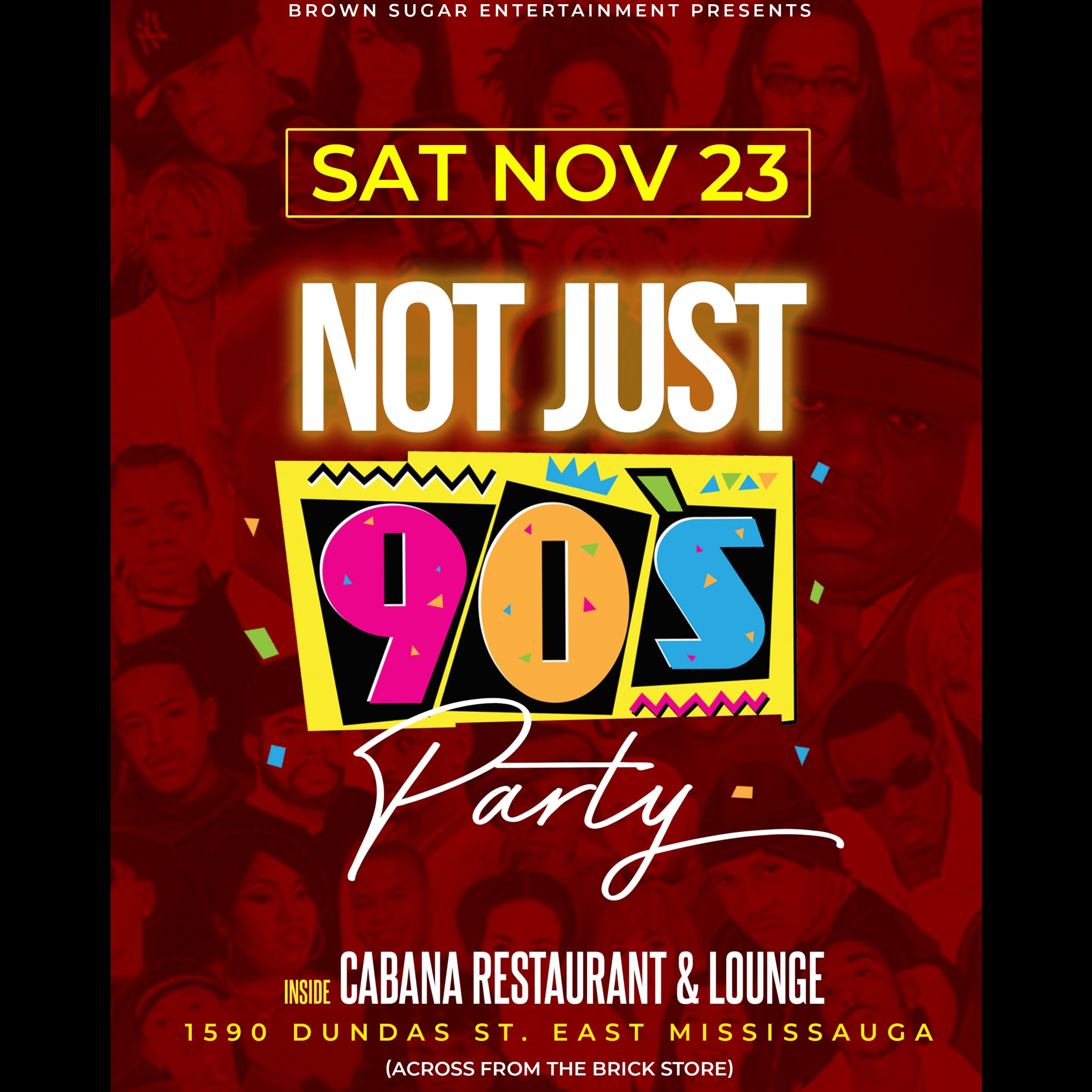 NOT JUST 90's PARTY
