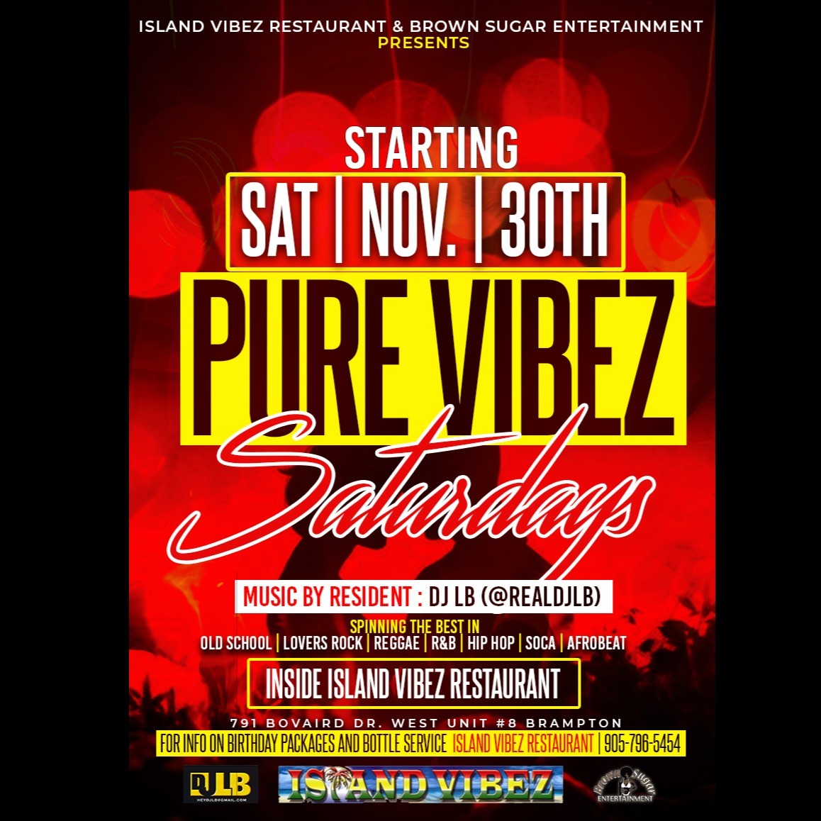 Pure Vibez Saturdays 