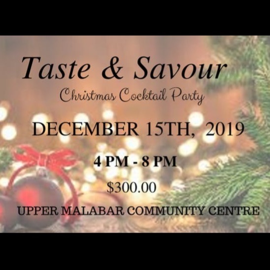 Taste & Savour Christmas Cocktail Party