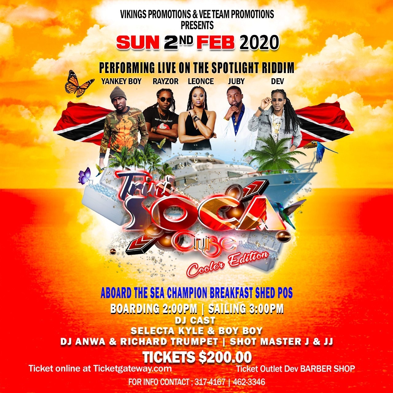 TRINI SOCA CRUISE (Cooler Cruise)