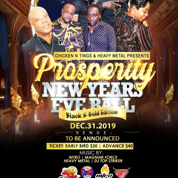 Prosperity - New Years Ball - Black And Gold Edition