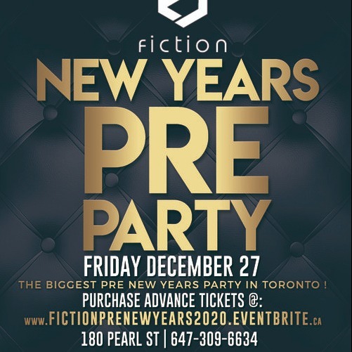 PRE NEW YEARS PARTY @ FICTION NIGHTCLUB | FRIDAY DEC 27TH