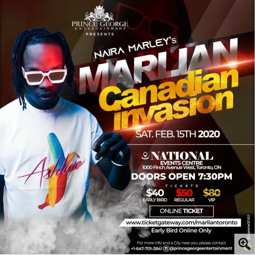 Naira Marley Canada Invasion