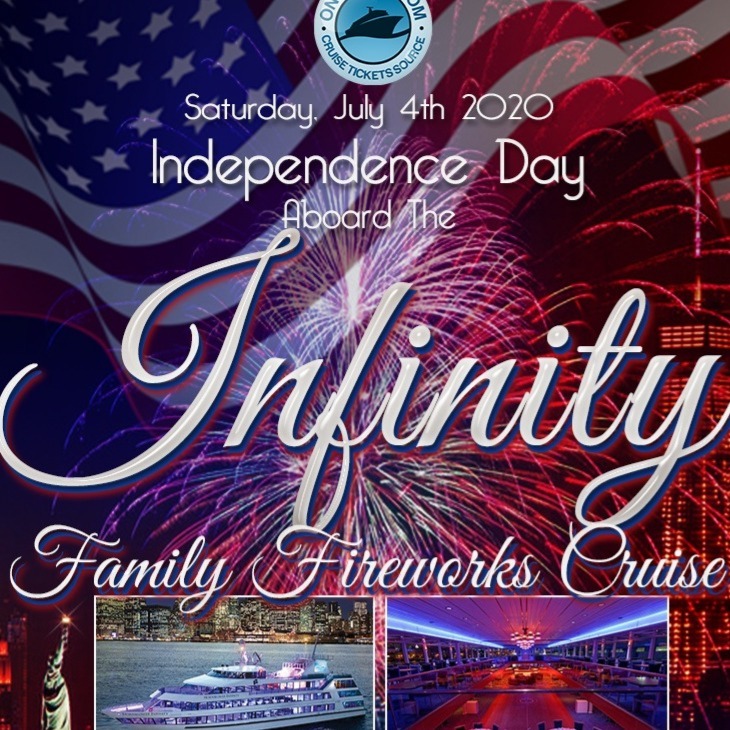 Independence Day Family Fireworks Cruise aboard The Infinity Yacht