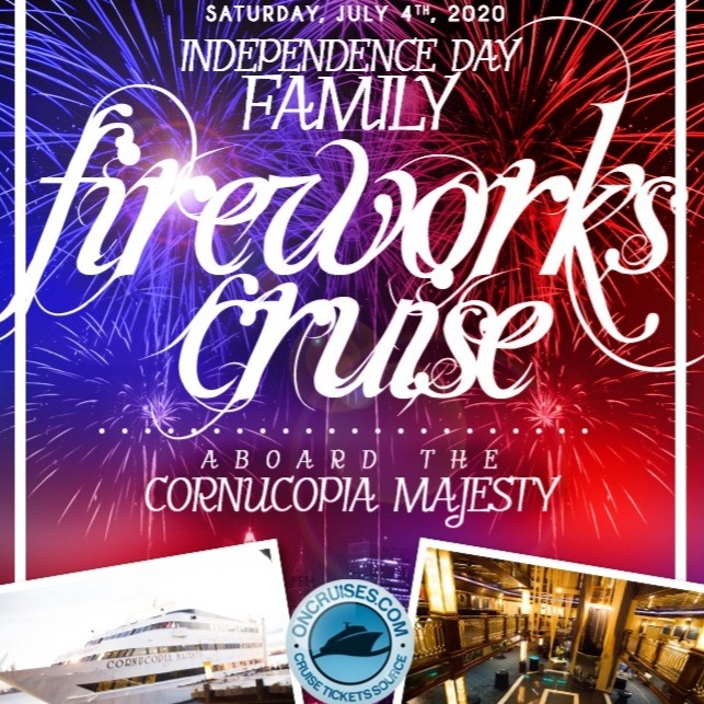 Independence Day Family Fireworks Cruise Aboard The Cornucopia Majesty Yach 