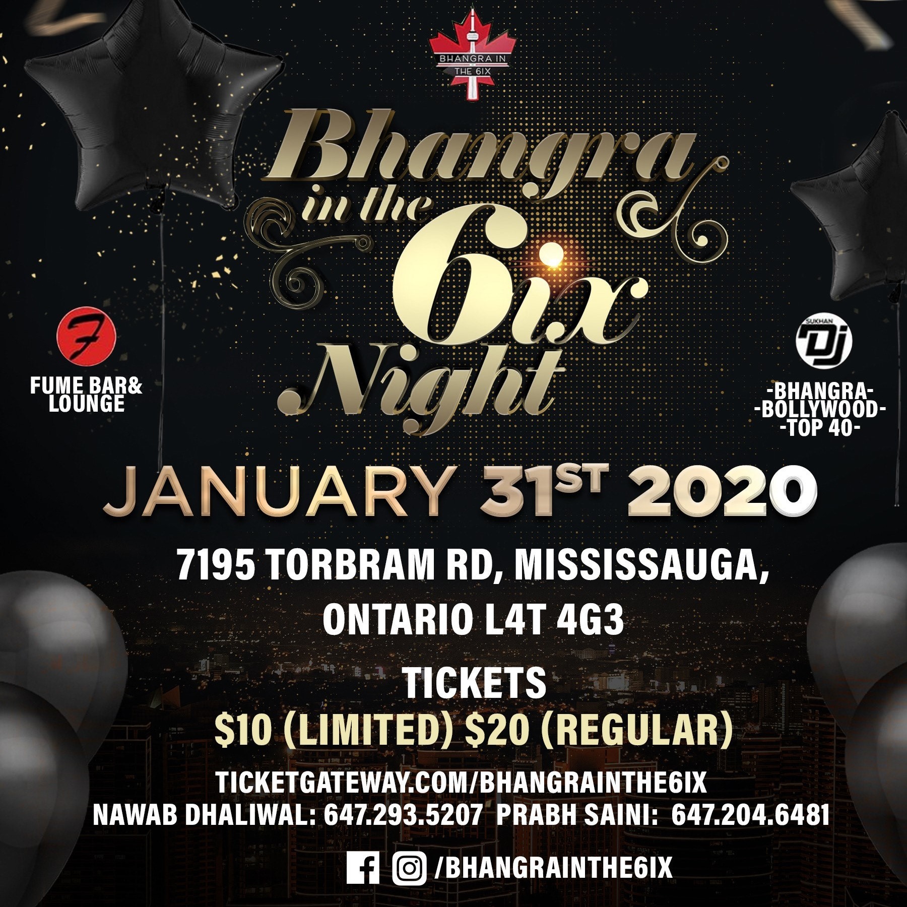 Bhangra In The 6ix Night - January