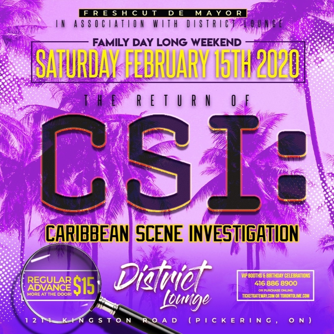 CSI - CARIBBEAN SCENE INVESTIGATION 2020