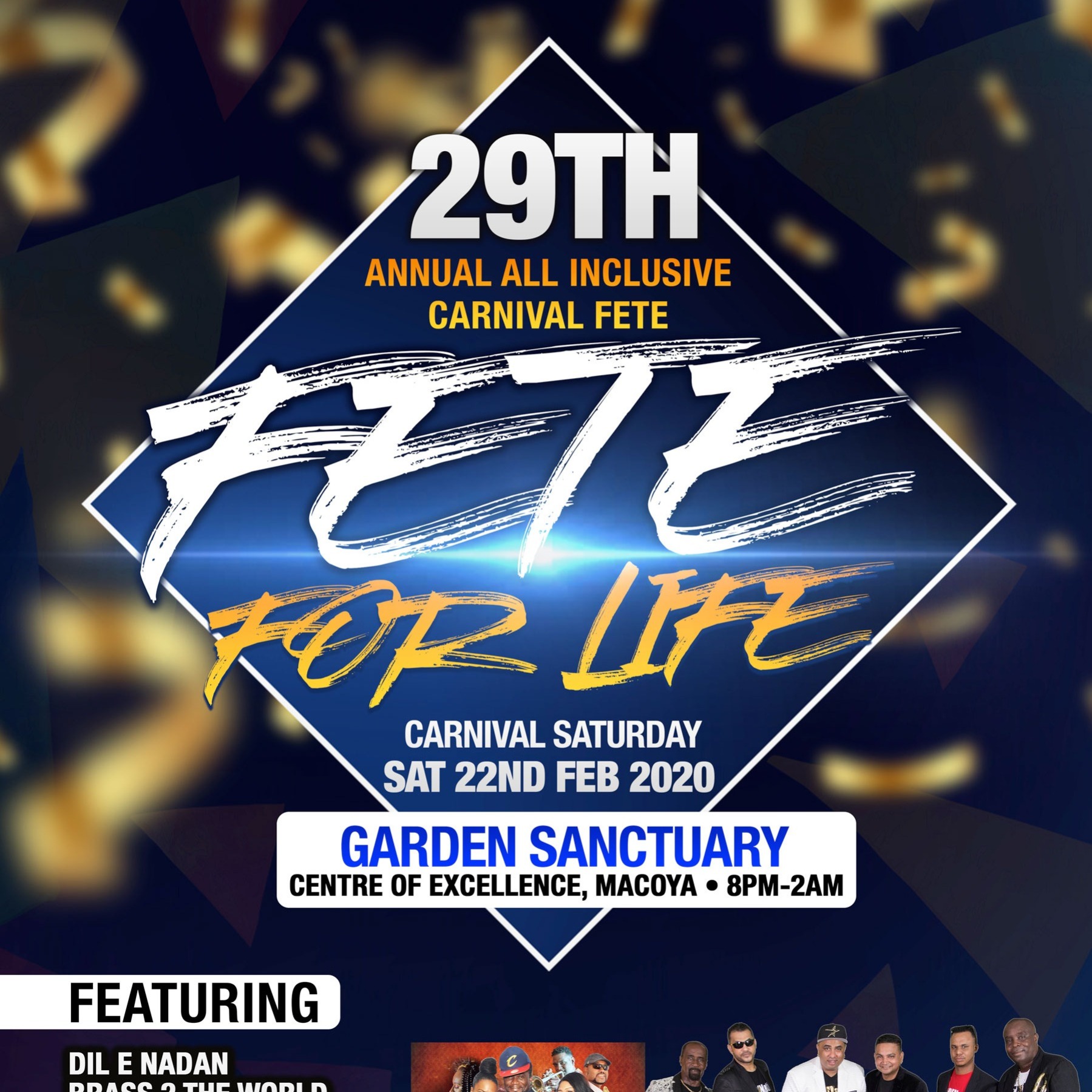 Fete For Life - Carnival Saturday