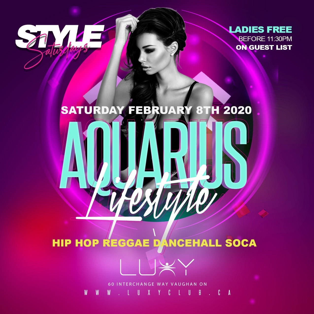 Style Saturdays @ Luxy - Aquarius Lifestyle