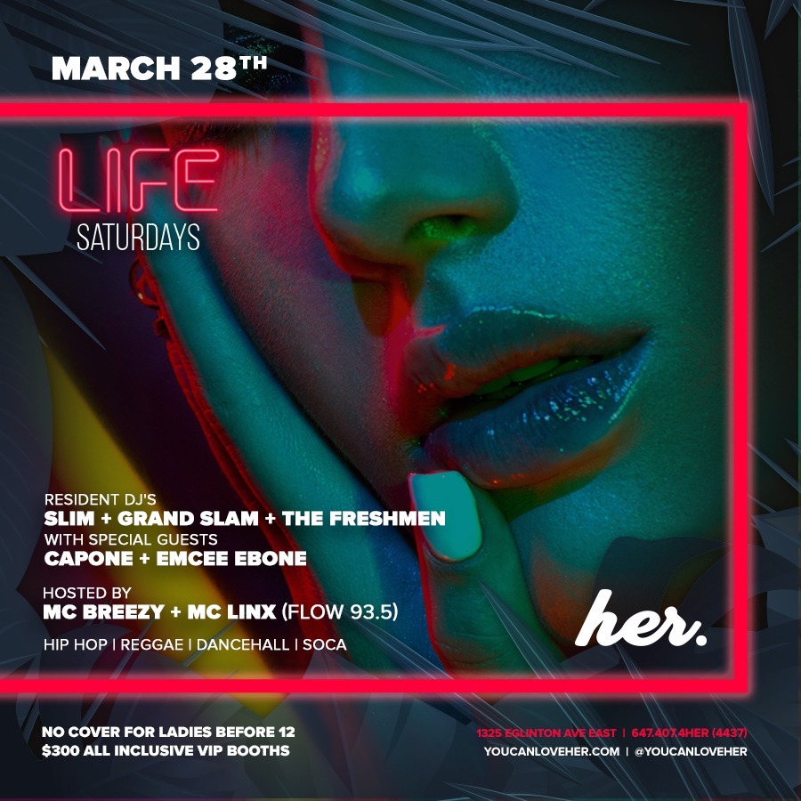 Life Saturdays - Special Guests DJ Capone + Emcee Ebone