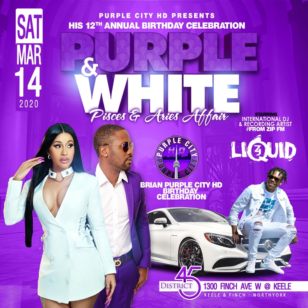 Purple & White - Pisces and Aries Affair