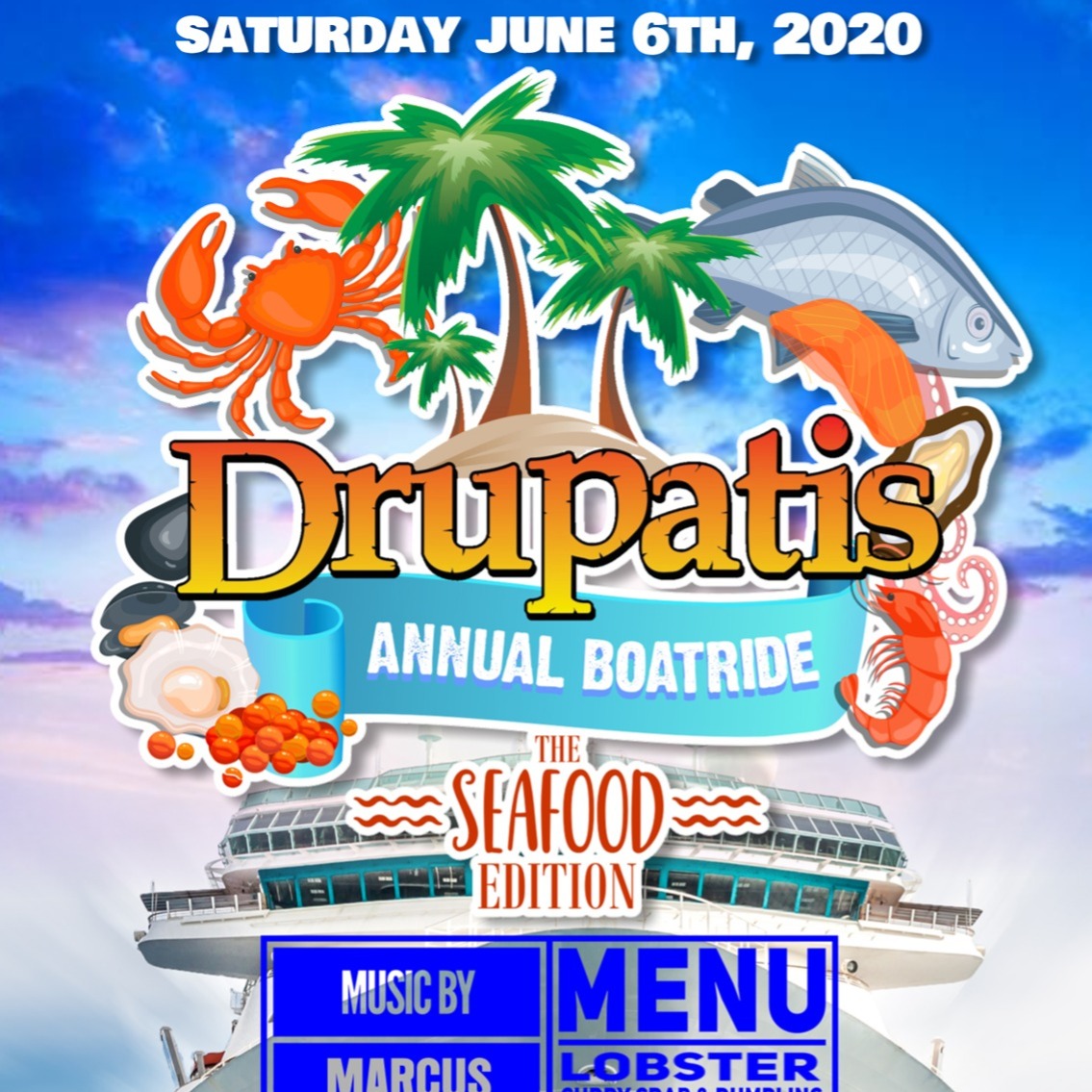 Drupatis Annual BoatRide - The Sea Food Edition