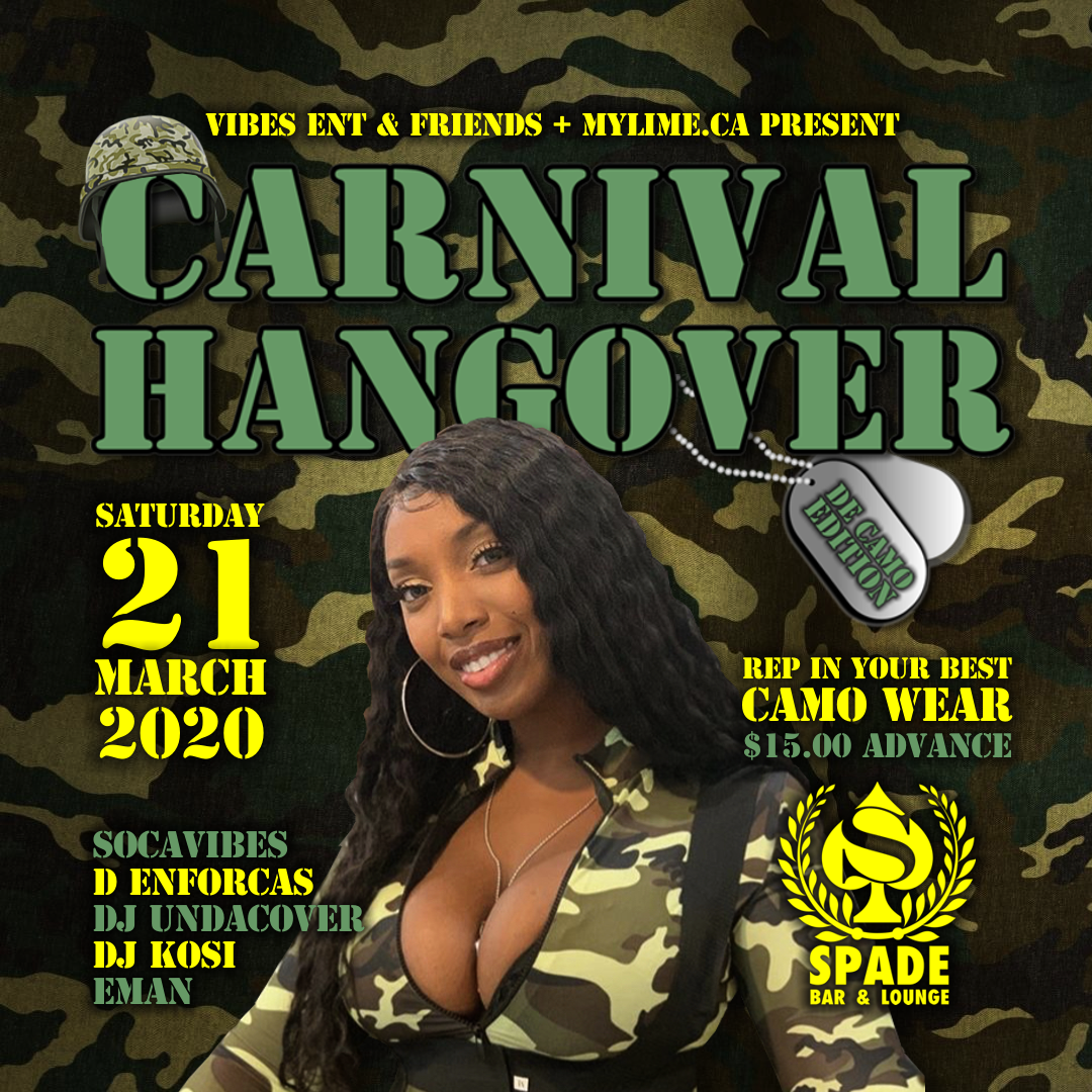 Carnival Hangover- De Camo Edition 2020