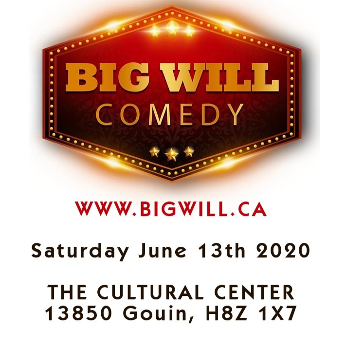 BIG WILL COMEDY - CULTURAL CENTER