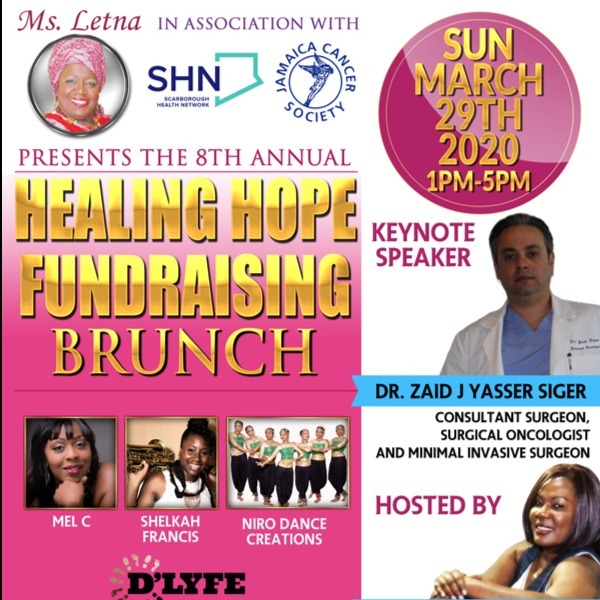 Ms. Letna 8th Annual Healing Hope Fundraising Brunch