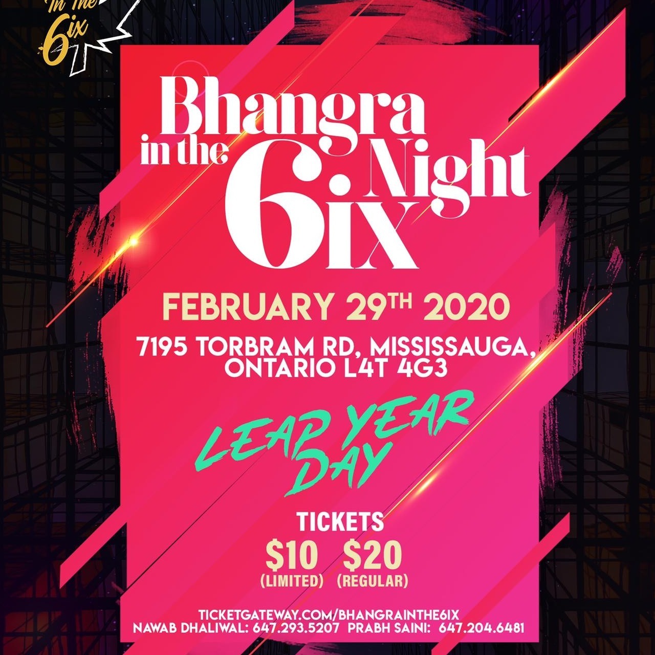 Bhangra In The 6ix Night - February 29th
