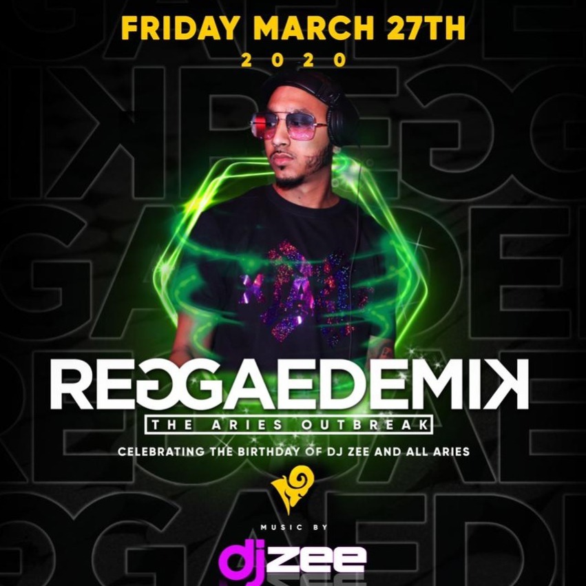 REGGAEDEMIK - DJ ZEE ARIES EDITION