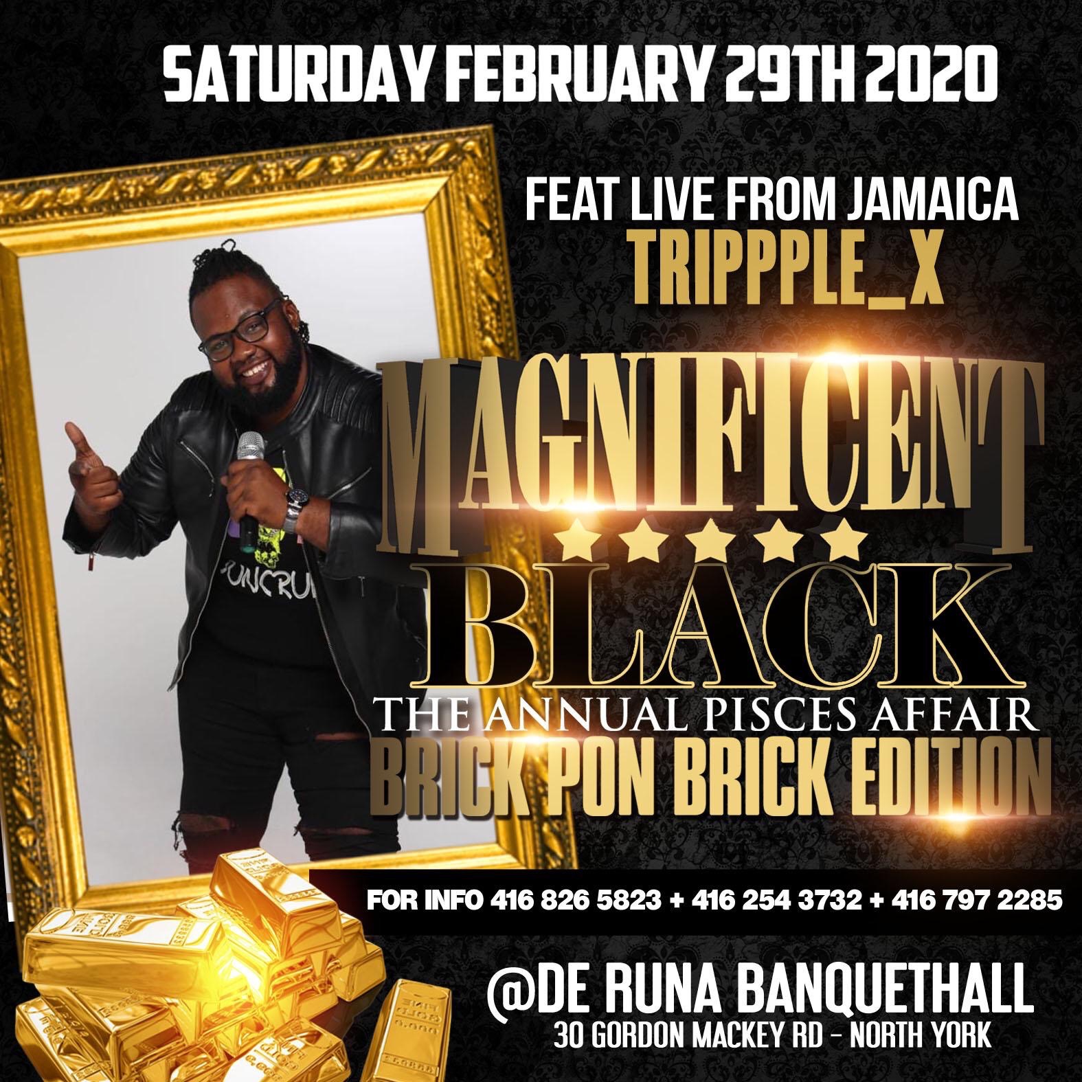 Magnificent Black  – The Pisces Affair Feb 29Th